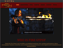 Tablet Screenshot of firegypsy.com